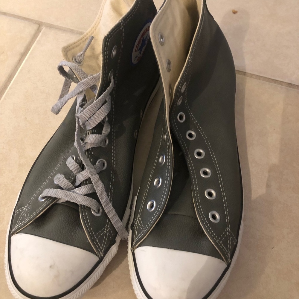 Converse leather high top